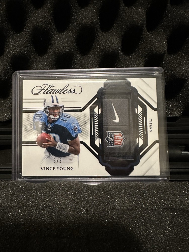 2023 Vince Young 3/3 NFL Shield Nike Swoosh Flawless Tags