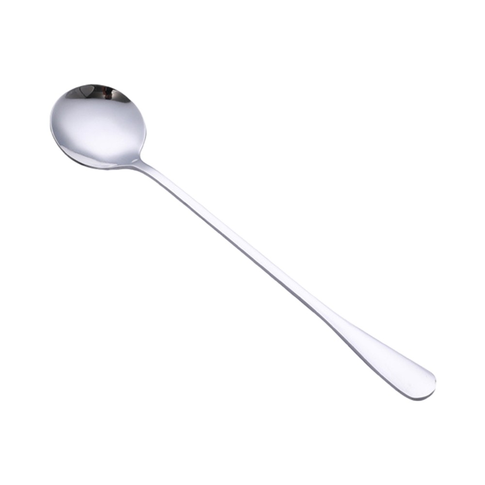 Extended Stainless Steel Bar Spoon for Cocktail Stirring and Mixing