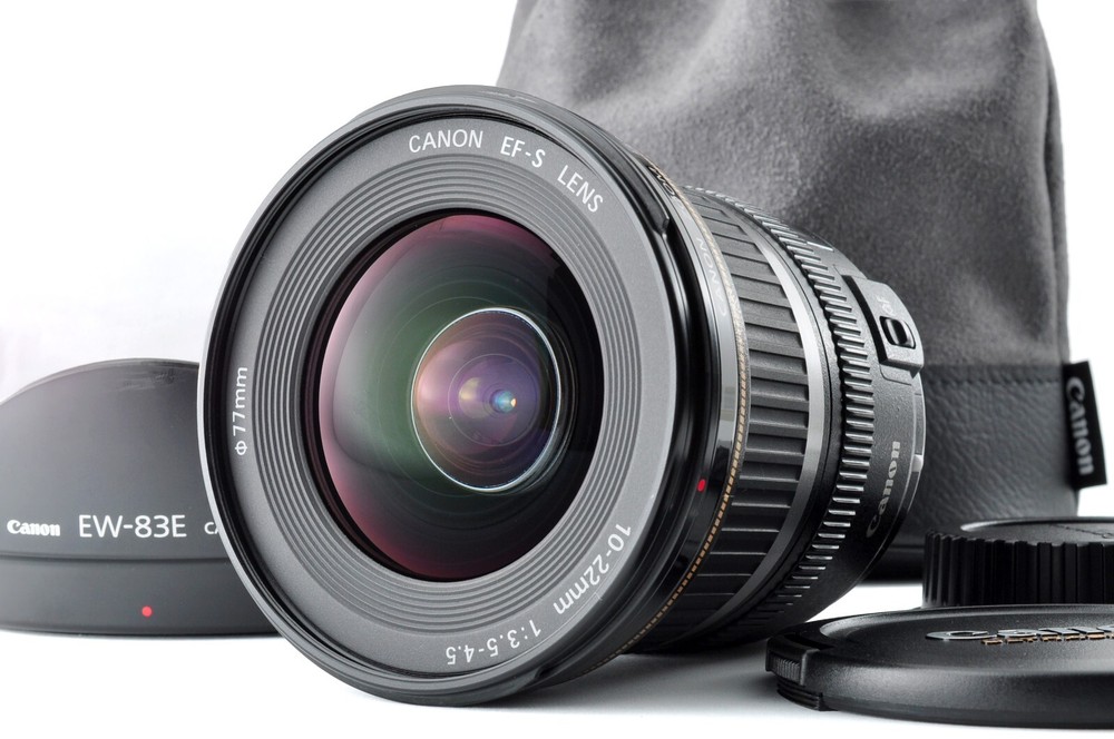 Canon EF-S 10-22mm f/3.5-4.5 USM [MINT] Wide Angle Zoom Lens w/ Hood APS-C EOS