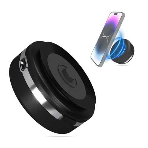 Strong Magnetic Car Phone Mount with Secure Suction Cup Attachment
