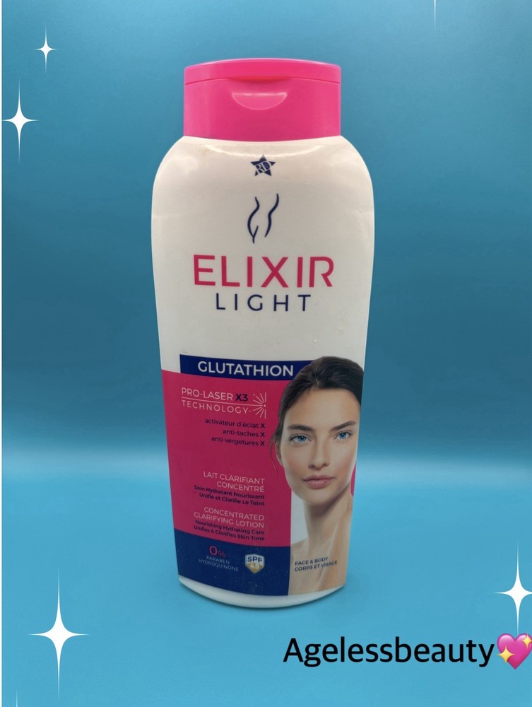 Elixir Light Glutathione Brightening Body Lotion SPF45 500ml