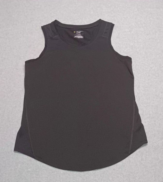 Tek Gear DryTek Tank Top Womens Size Small Breathable Back Black 100% Polyester
