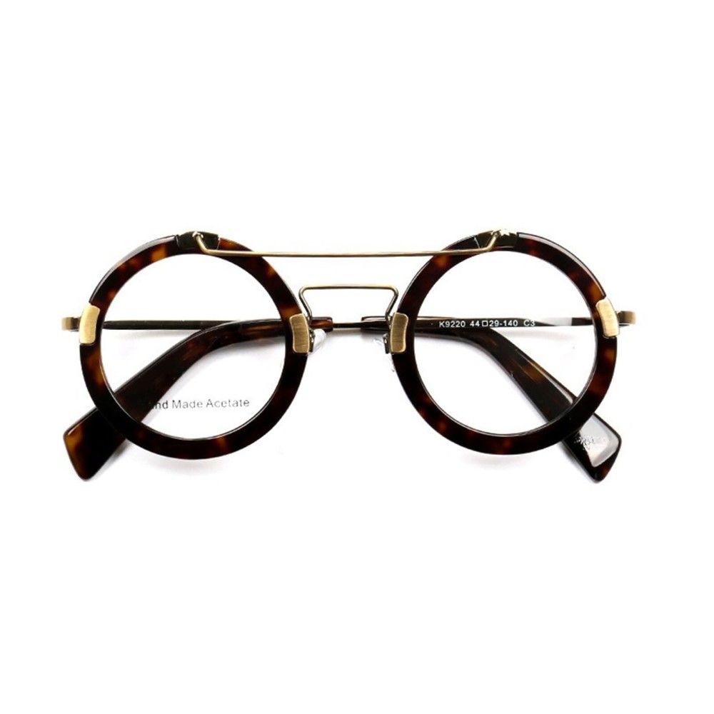 Vintage Fashion 44mm Round Eyeglasses Frames Eyewear Retro Glasses Spectacles m