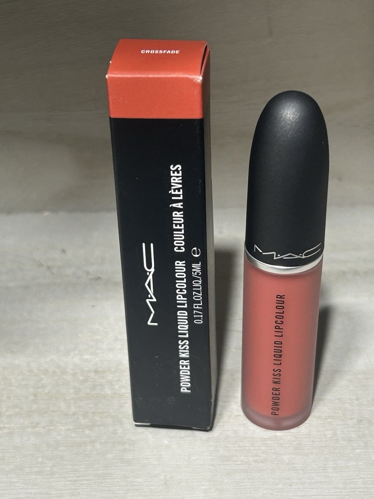 MAC Powder Kiss Liquid Lipcolor Crossfade 0.17 oz New in Box Rare Limited Edition