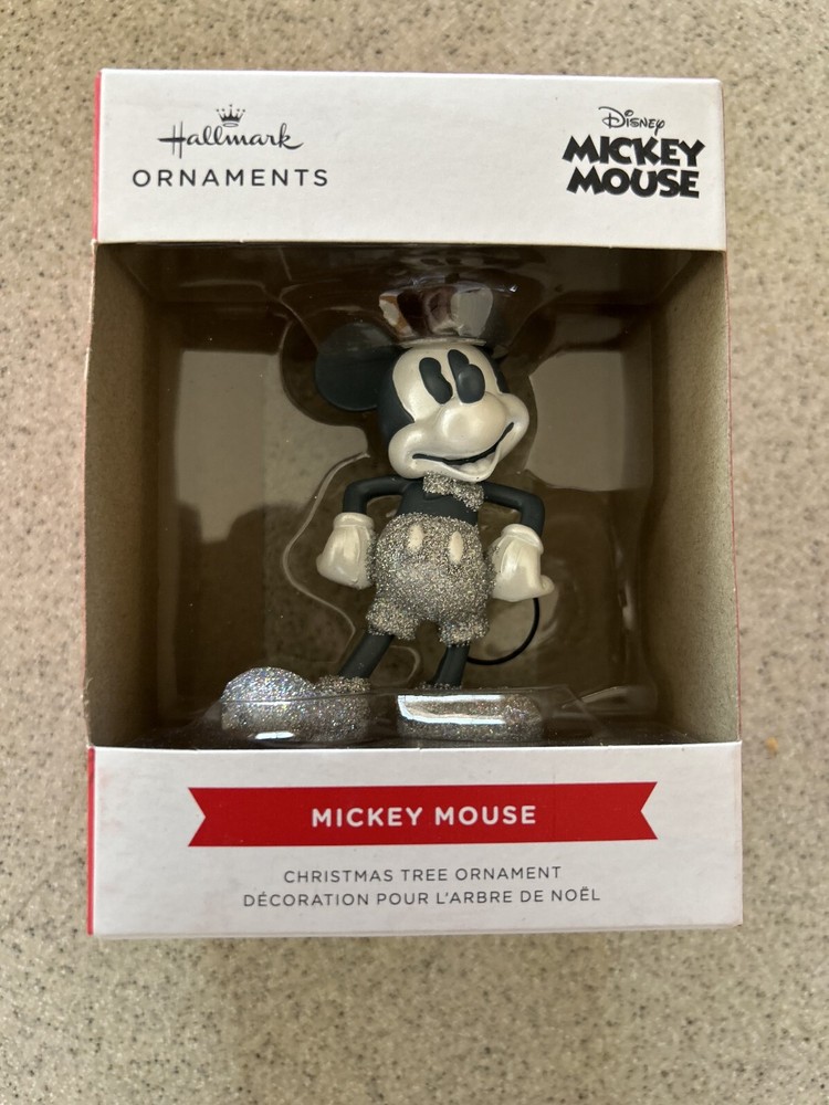 2024 Hallmark Silver Mickey Mouse Keepsake Ornament