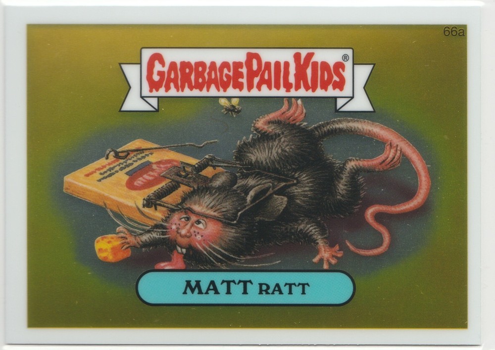 Garbage Pail Kids GPK 2014 Chrome Series 2 CS2 Matt Ratt #66a