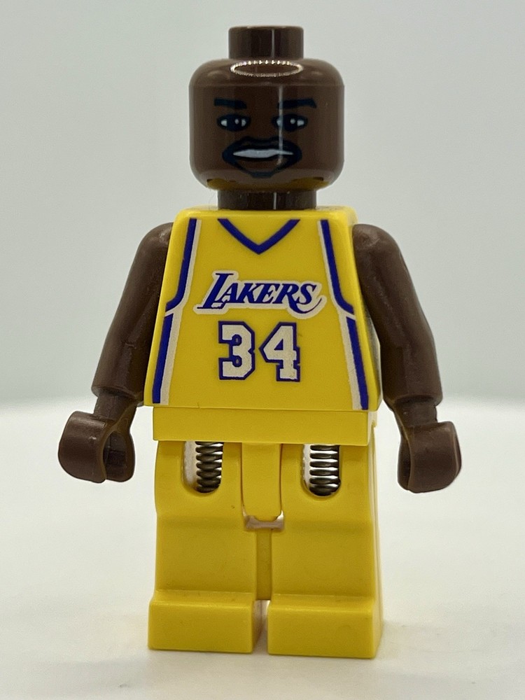Lego Shaq Minifigure #34 3561 NBA Lakers Yellow Jersey