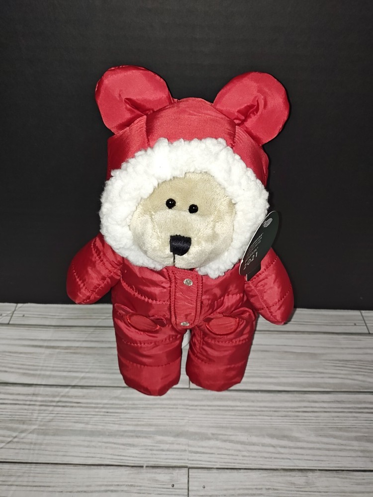 Starbucks 196th Bearista Bear Plush 2021 Holiday Limited Edition Christmas