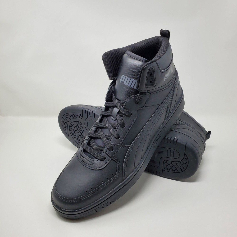 Puma Rebound Joy High Top  Mens Black Sneakers Men's Size 13 374765 07