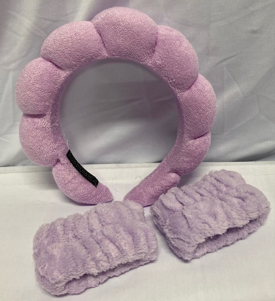 SPA Terry Headband & Wristbands Set for Face Washing Handmade 2024 Vira New