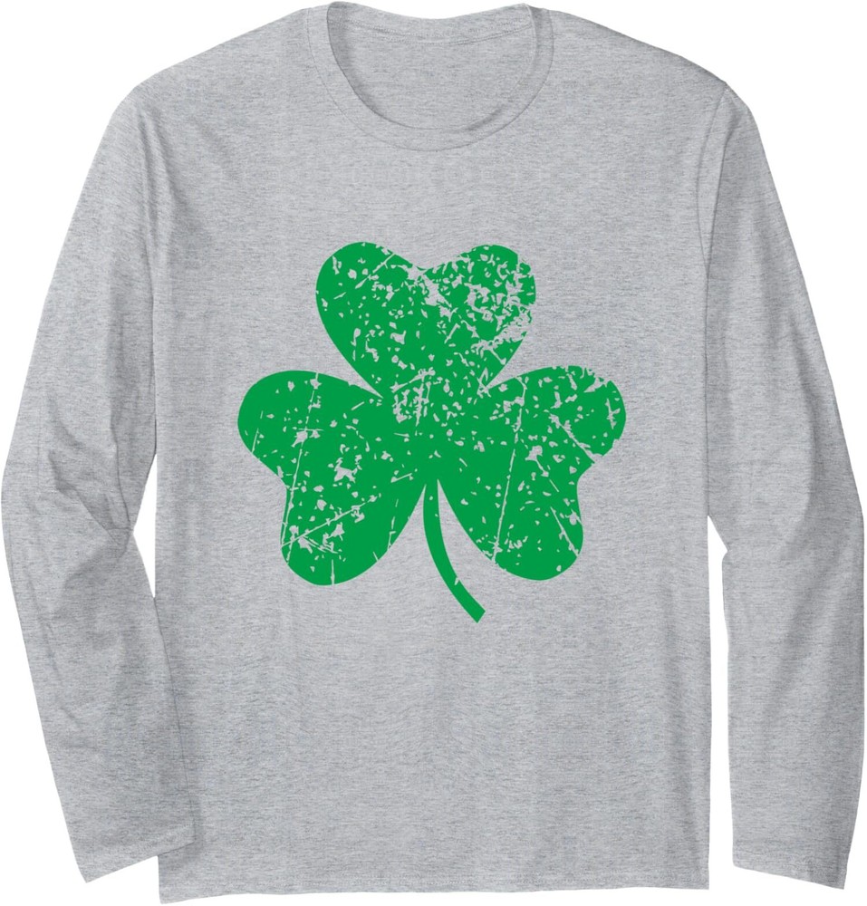 Shamrock St. Patricks Day Ireland Pride Irish Green Long Sleeve Tshirt-image