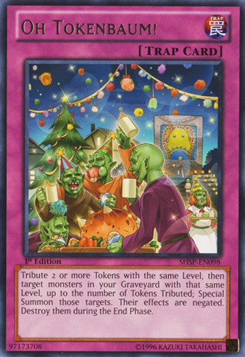 Oh Tokenbaum SHSP-EN098 Rare Unlimited Edition Moderately Played