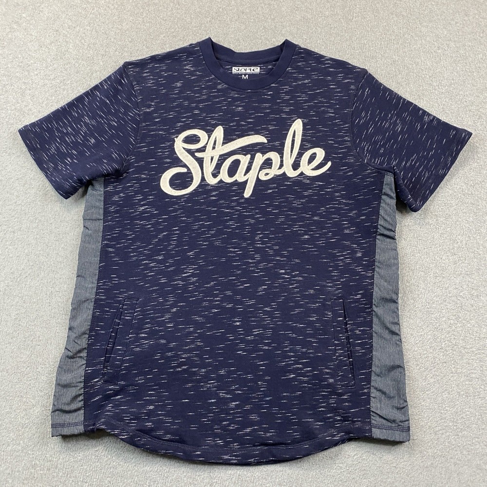 Staple Pigeon Shirt Mens Medium Heavyweight Terry Fleece Embroidered Logo City