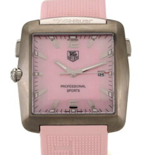 TAG Heuer Men's Professional Sports Golf Watch WAE1113.FT6004 Pink Dial