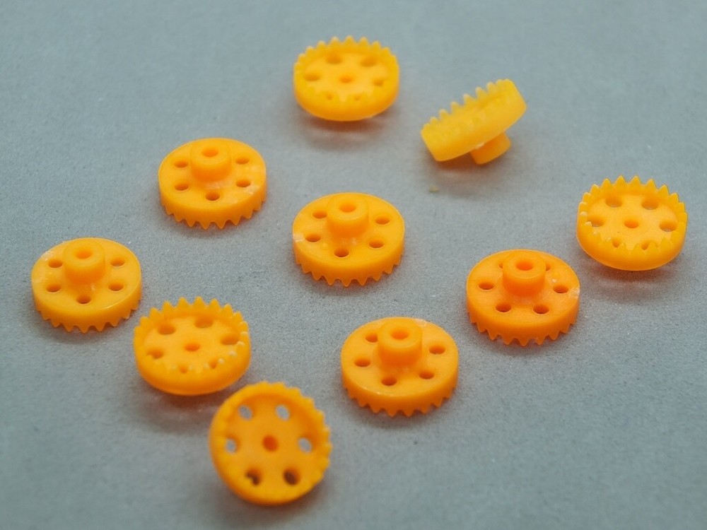 RPMs Hyper-Rev Crown Gears - 21T Tooth Orange Super Tough - 10 Each