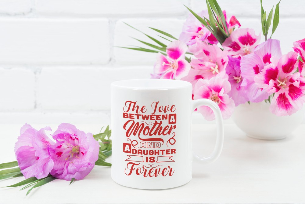 Forever Love Mother Daughter Coffee Mug – Unbreakable Bond Gift  