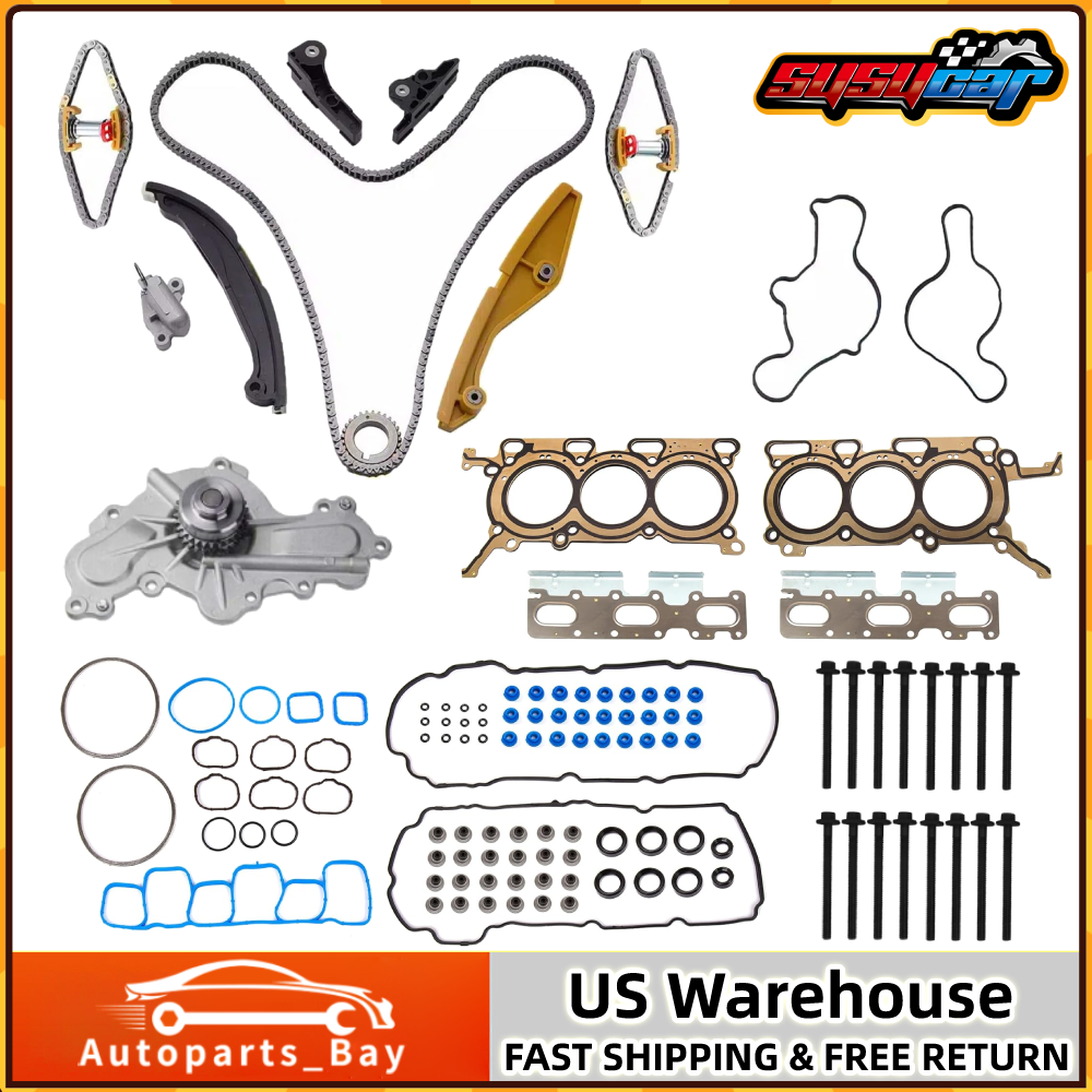 Ford Edge Lincoln 2011-2013 3.5L V6 Timing Chain Kit with Head Gasket Bolts