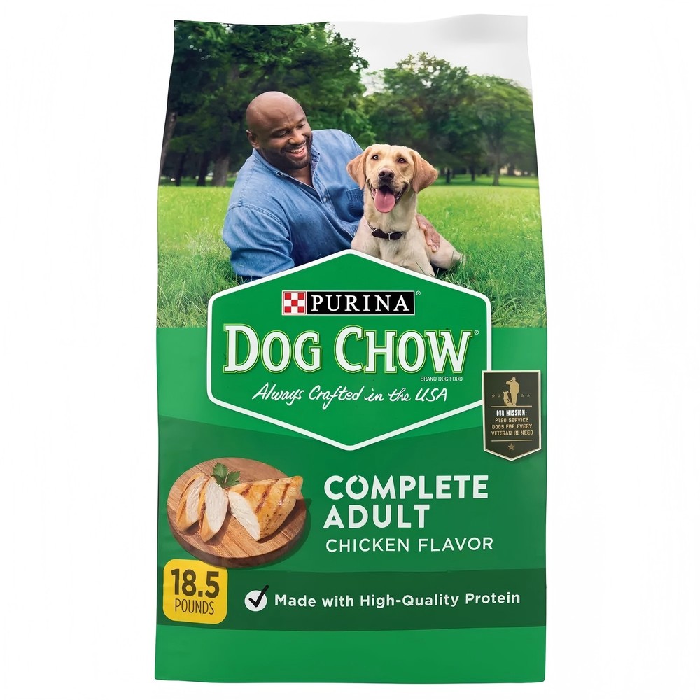 Purina Dog Chow Complete Dry Dog Food with Real Chicken for Adult Dogs