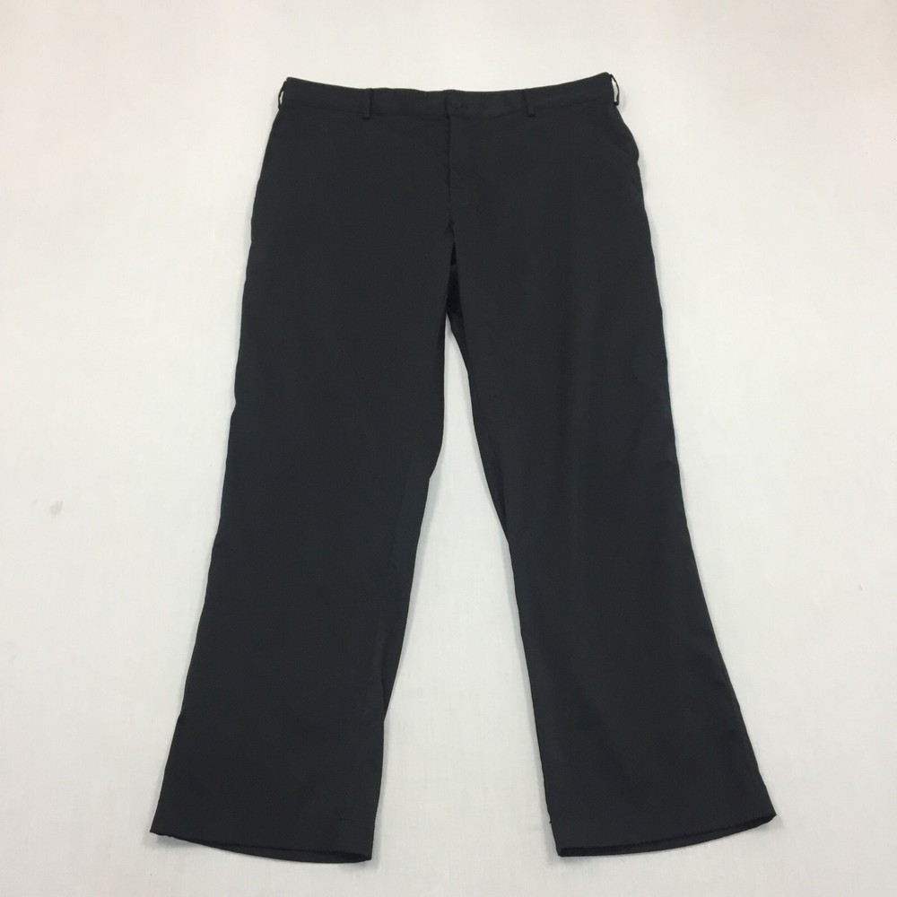 Nike Golf Trousers Mens W38 L32 Straight Fit Chino Black