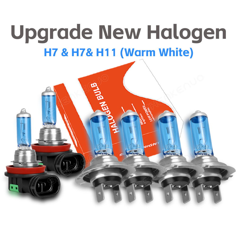 Upgrade Your 2004-2014 Porsche Cayenne Front Headlights & Fog Lights with Halogen Bulbs