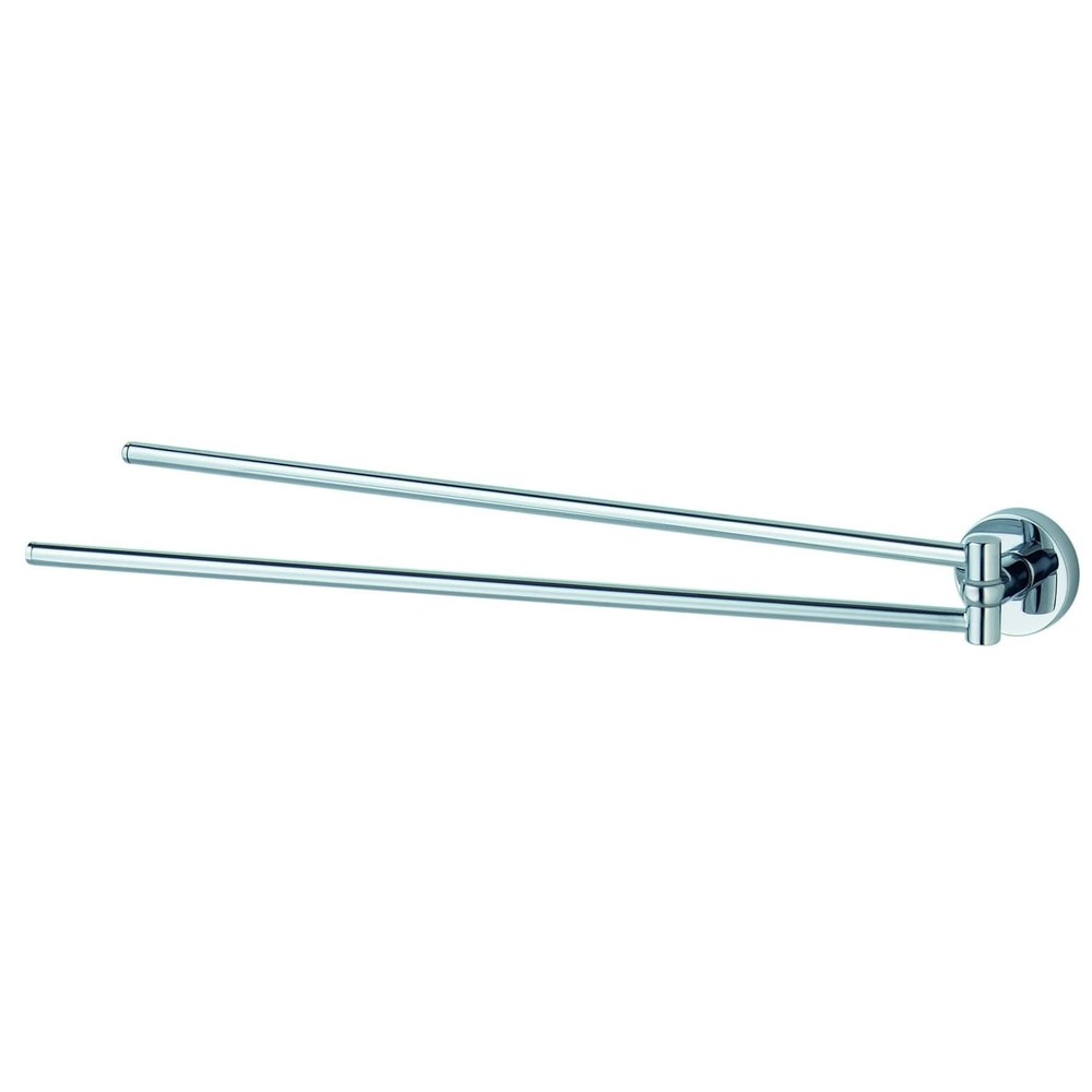 Kosmos Chrome Adjustable Towel Rail for Modern Bathrooms