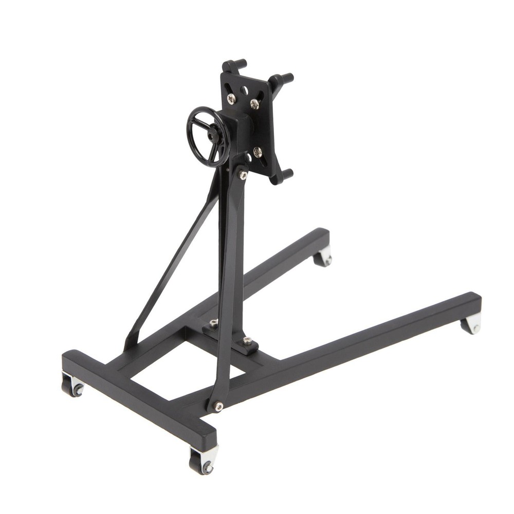 Black Aluminum Rotating Engine Stand for 1/8 1/10 Scale RC Car Repair