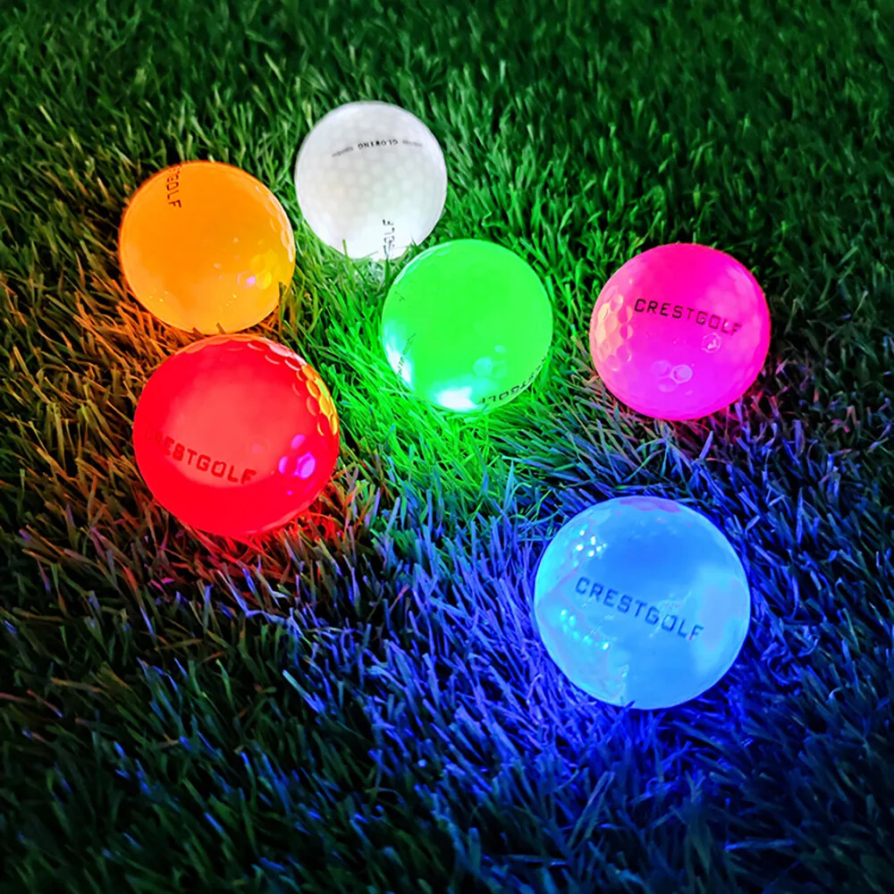 Glow In The Dark Light Up Luminous LED Golf Balls For Night Practice Gift