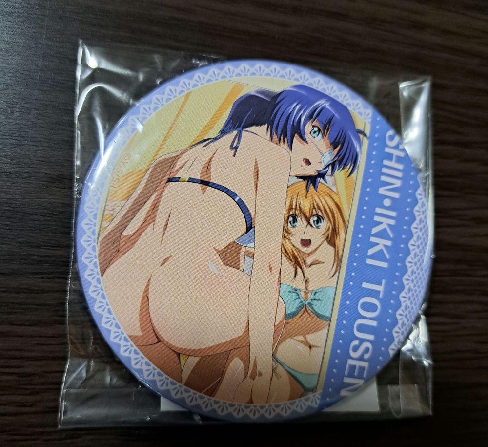 Ikki Tousen Wedding lottery badge Anime character Animation