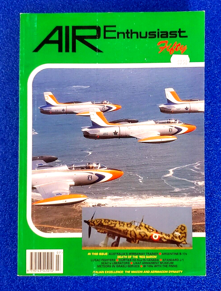 1993 - AIR ENTHUSIAST FIFTY HISTORIC AVIATION JOURNAL AIRCRAFT MAGAZINE