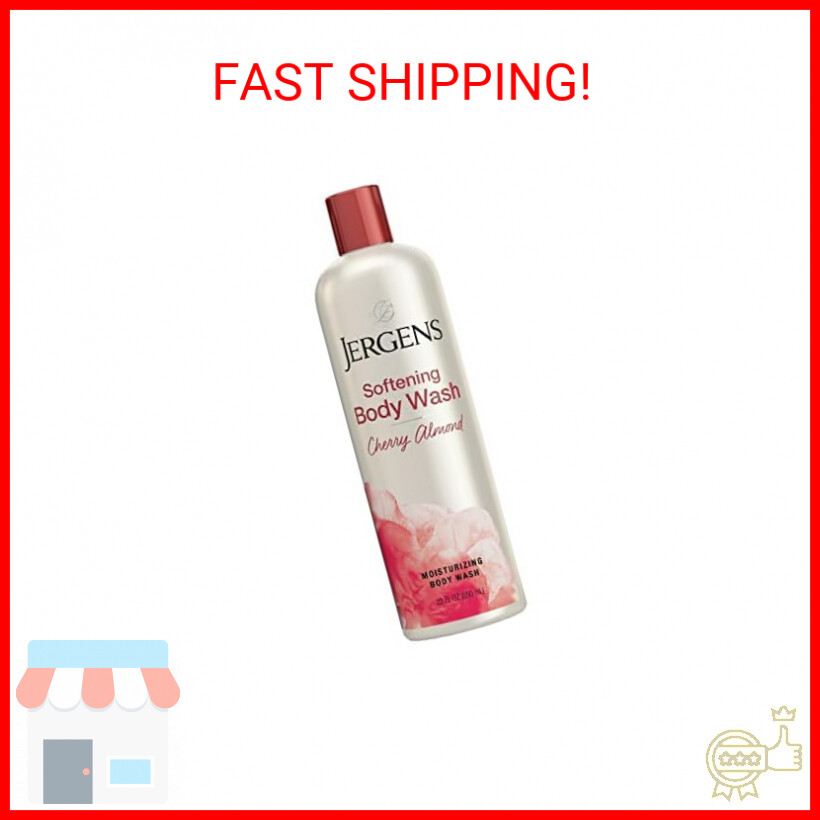 Jergens Softening Body Wash, Daily Moisturizing Skin Cleanser, Paraben Free, 22
