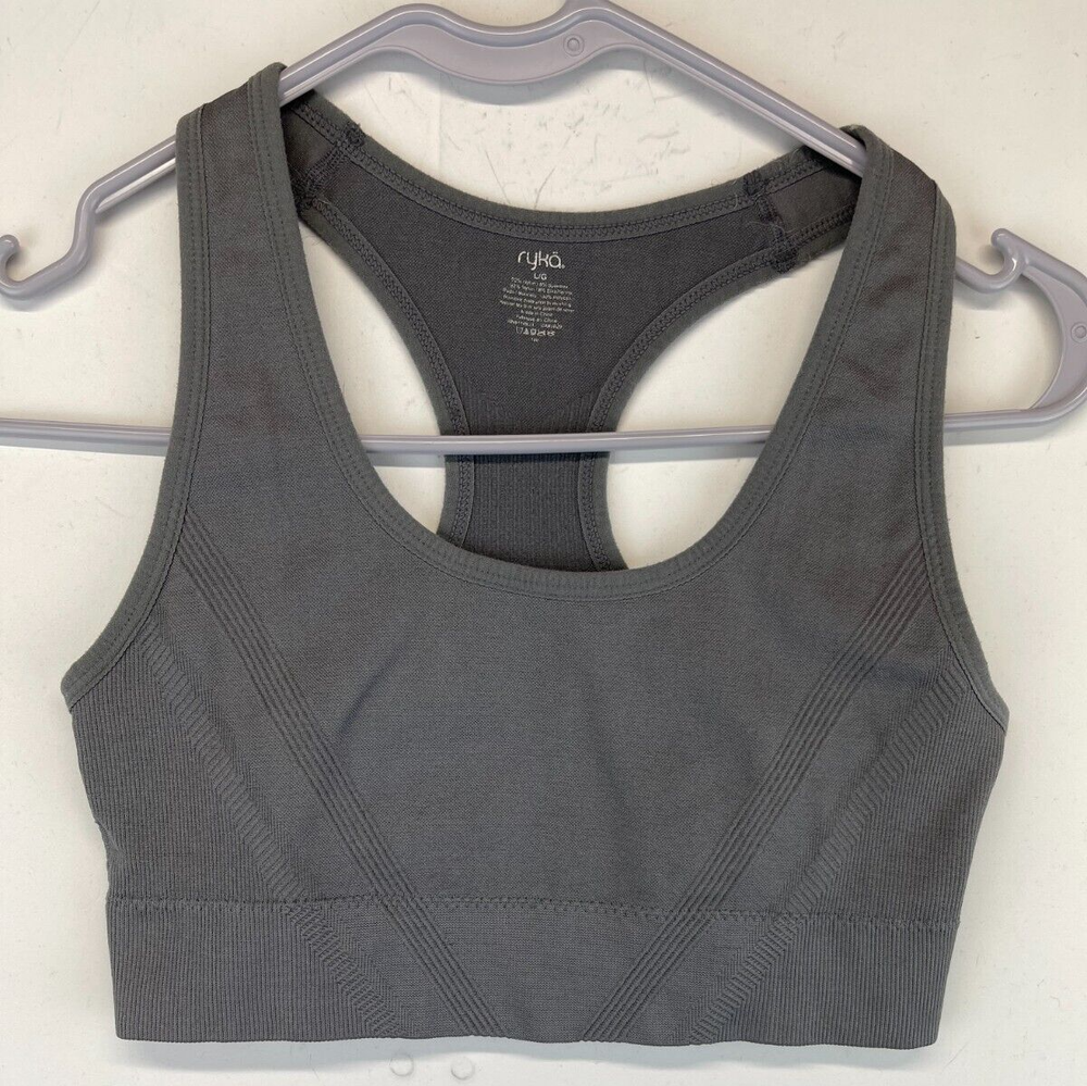 Ryka Gray Sports Bra -  Size Large - Stretch