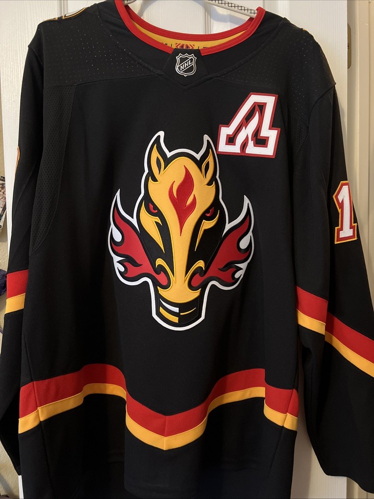 Authentic Adidas NHL reverse retro Matthew Tkachuk Blasty Calgary Flames Jersey
