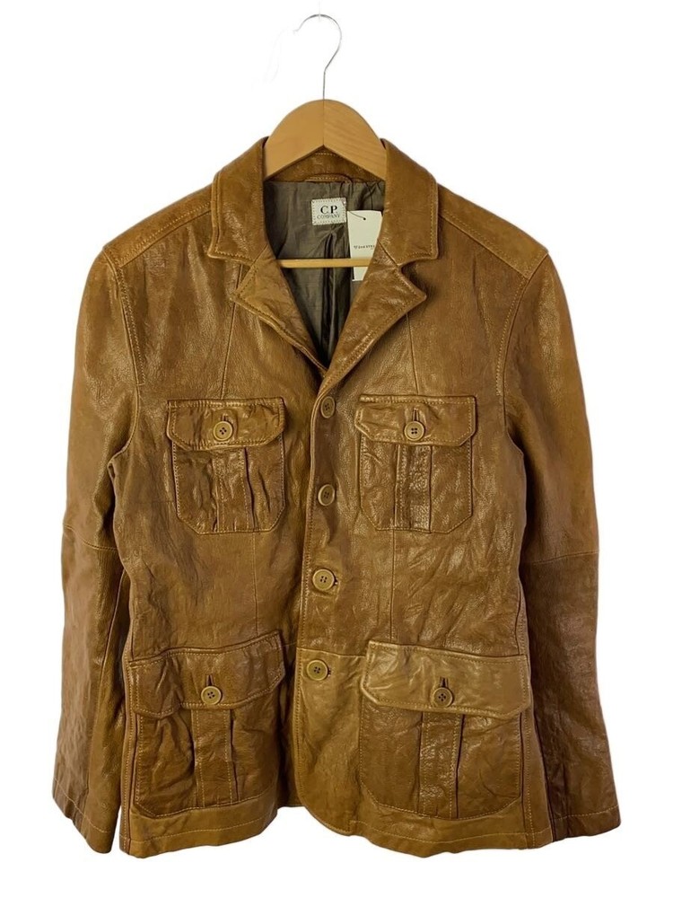 C.P.Company Leather Safari Jacket/Pungetti Period/46/Sheep Leather/Cml 3370