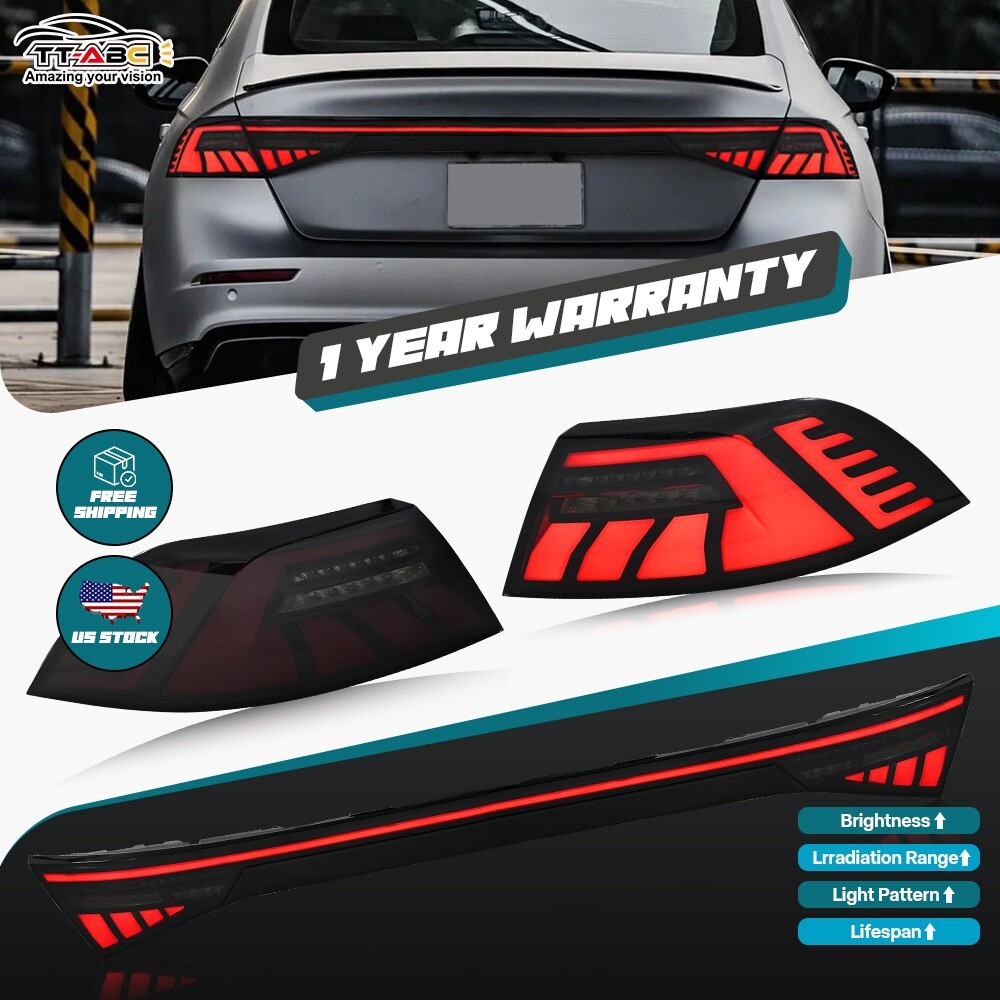 Smoked LED Tail Lights for 2023-2025 Honda Accord 11th Gen Sedan