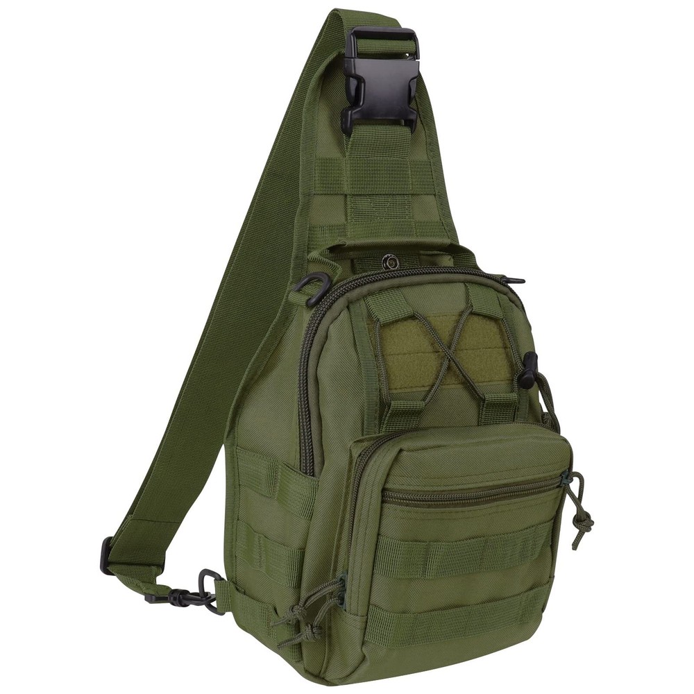 Tactical Backpack, Waterproof Military Cross-body Molle Sling Shoulder Backpa...