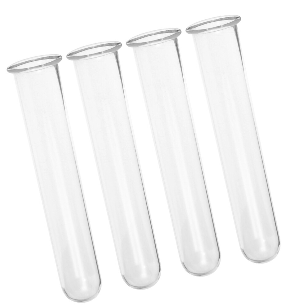 4 Pcs Glass Test Tube Vase for Plants Flowers Terrarium Decor