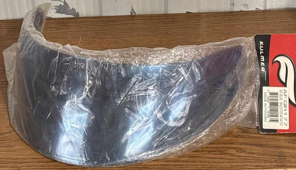 NOS Fulmer Motorcycle Helmet Ice Blue Face Shield AF-QR177 Fits AF-M & S7
