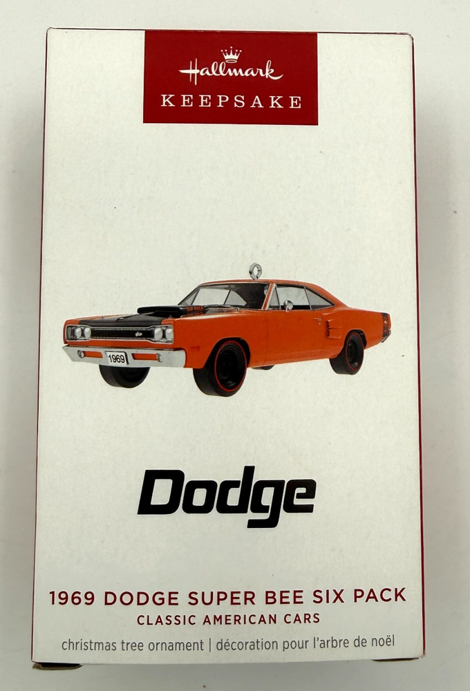 Hallmark Ornament 2025 1969 Dodge Super Bee Six Pack Classic American NEW