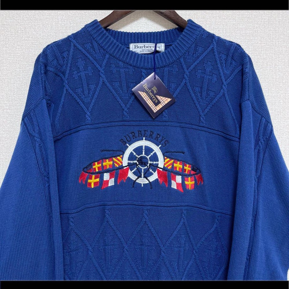 Burberry knit sweater Men's Fashion from Japan