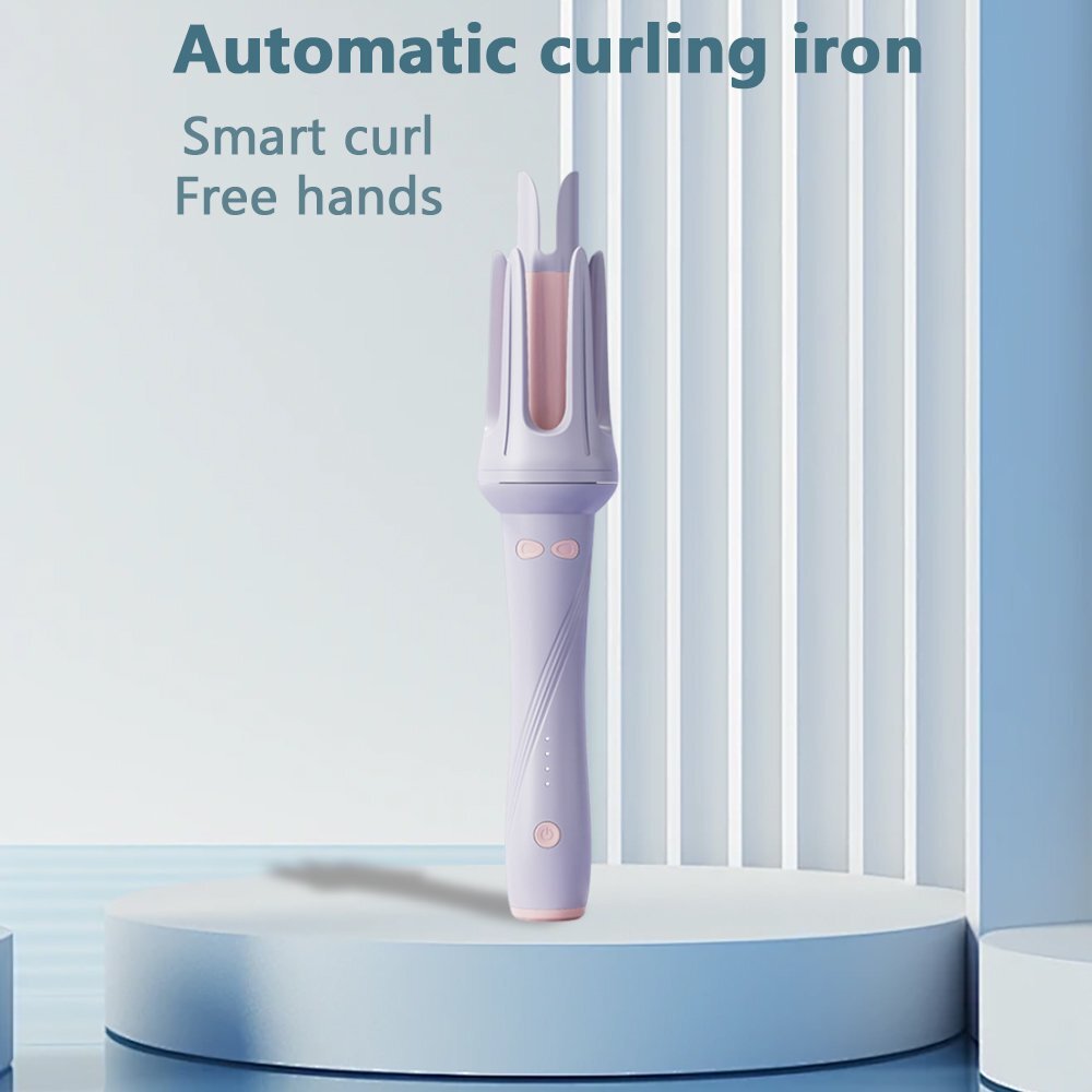 28mm Auto Hair Curler with Negative Ion Tech - 4 Heat Settings