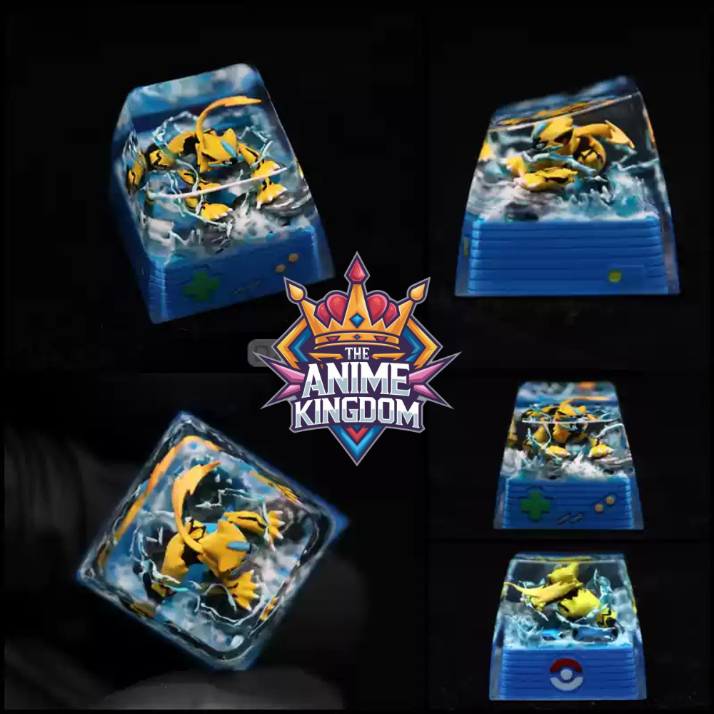 Handmade Zeraora Artisan Resin Keycap for Cherry MX Mechanical Keyboards by S-Craft