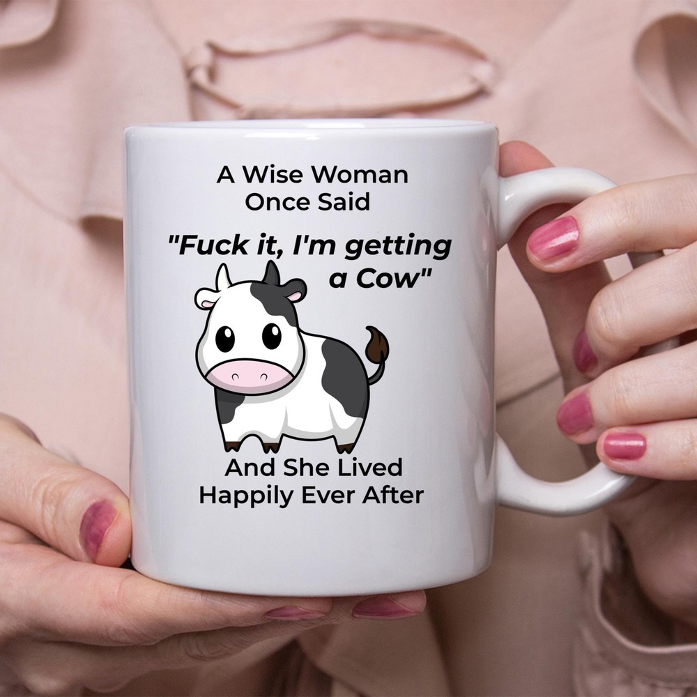 Funny Cow Baby Gift For Women White Coffee Mug Coffee Mug Coffee Cup