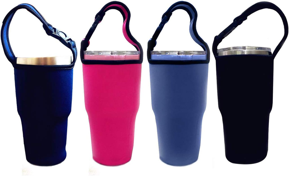 4 Pack Tumbler 30Oz Carrier Holder Pouch for 30 Oz Insulated Tumbler Coffee Cup,
