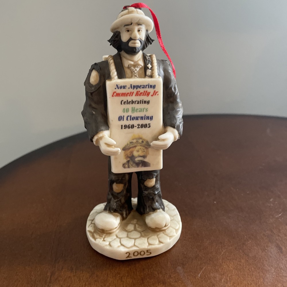 Emmett Kelly Jr 40 Years of Cowning 2005 Figurine Ornament