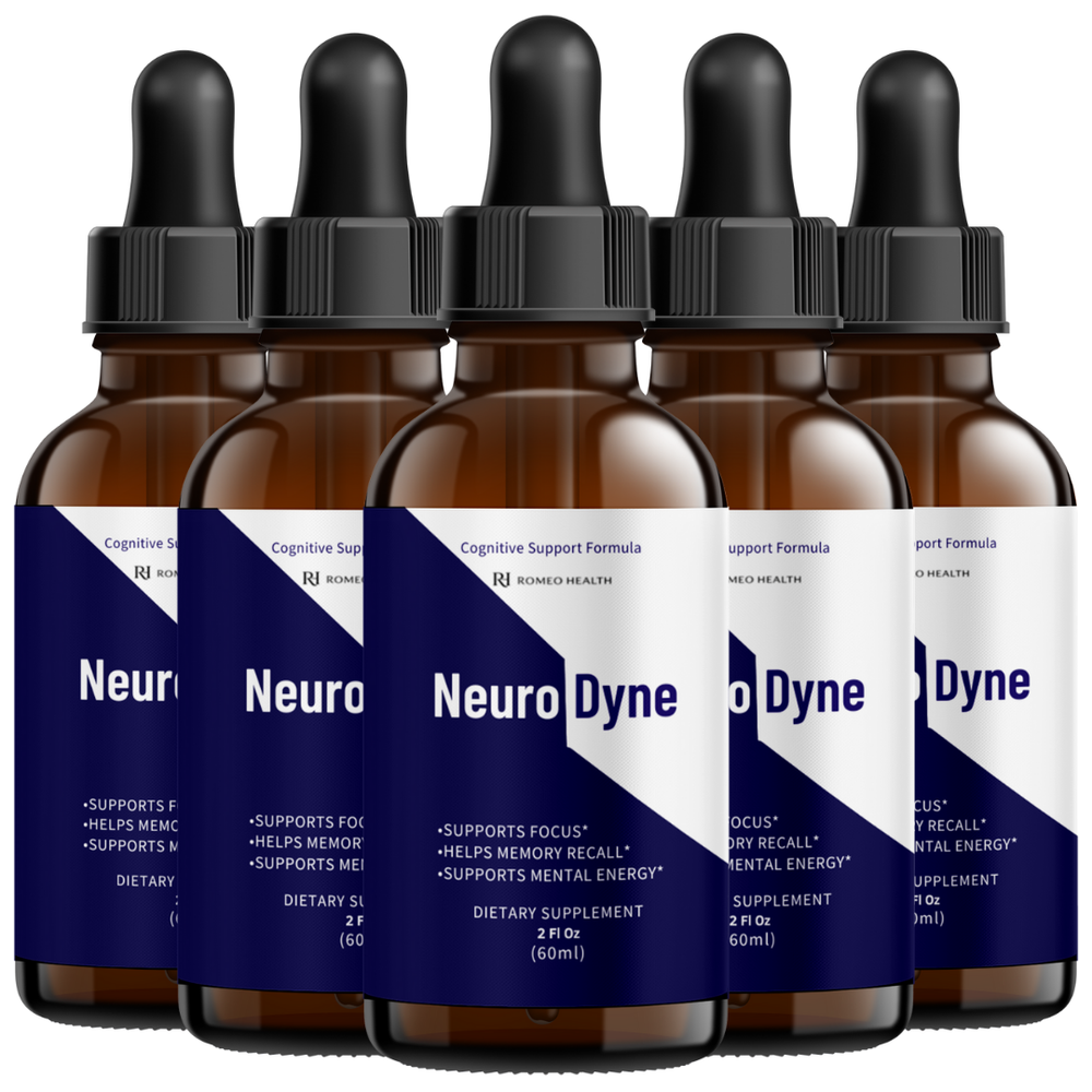 Neurodyne Drops Advanced Nerve Health Support, Neuro Dyne (5 Bottle)