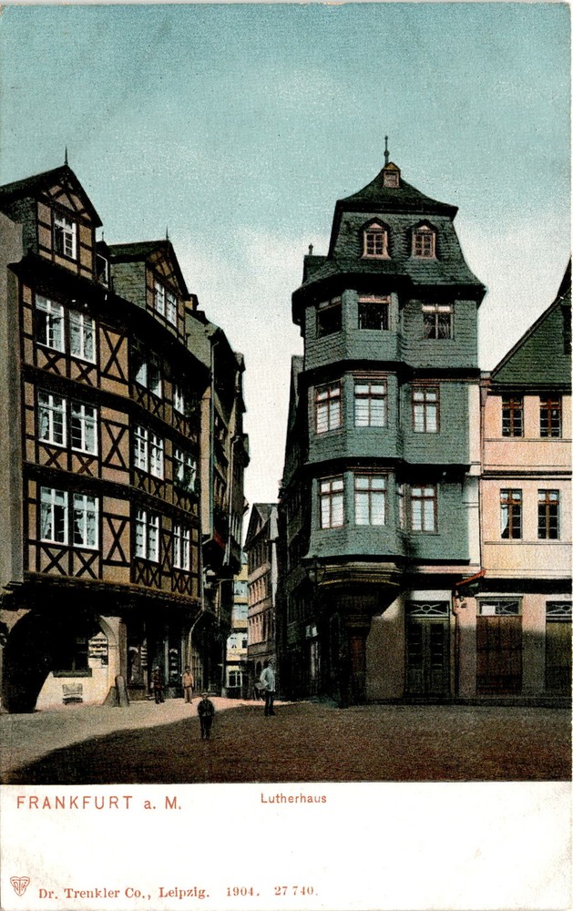 FRANKFURT a. M., Lutherhaus, Dr. Trenkler Co., Leipzig Postcard