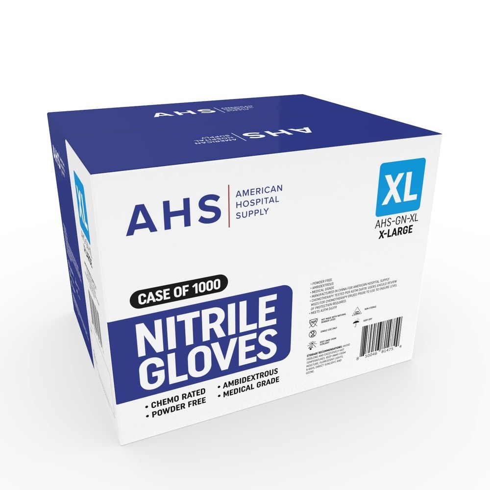 Nitrile Exam Gloves Powder-Free Chemo-Rated Medical-Grade Pack