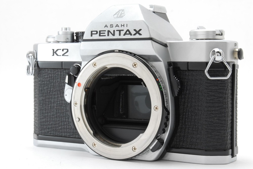 Meter OK!![Near MINT] Pentax K2 Silver 35mm SLR Film Camera Body From JAPAN