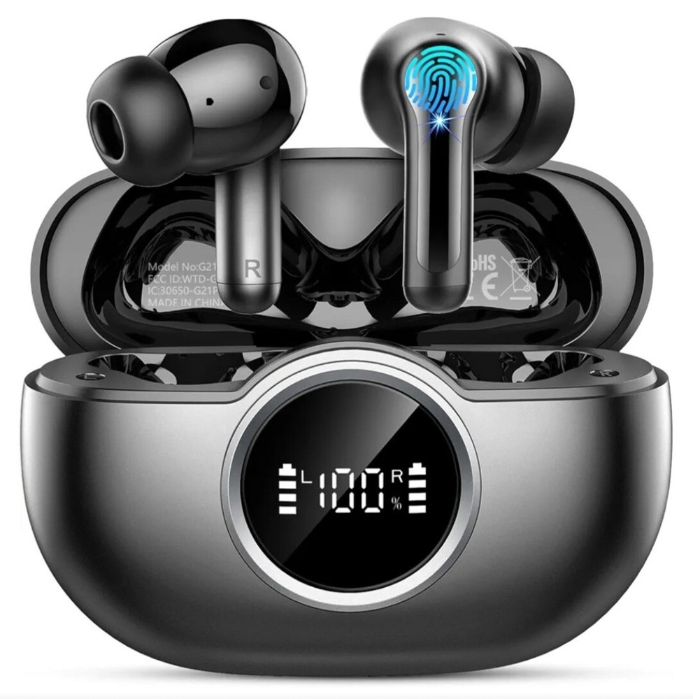 Sleek Black Rinsmola Wireless Earbuds for Premium Sound Experience
