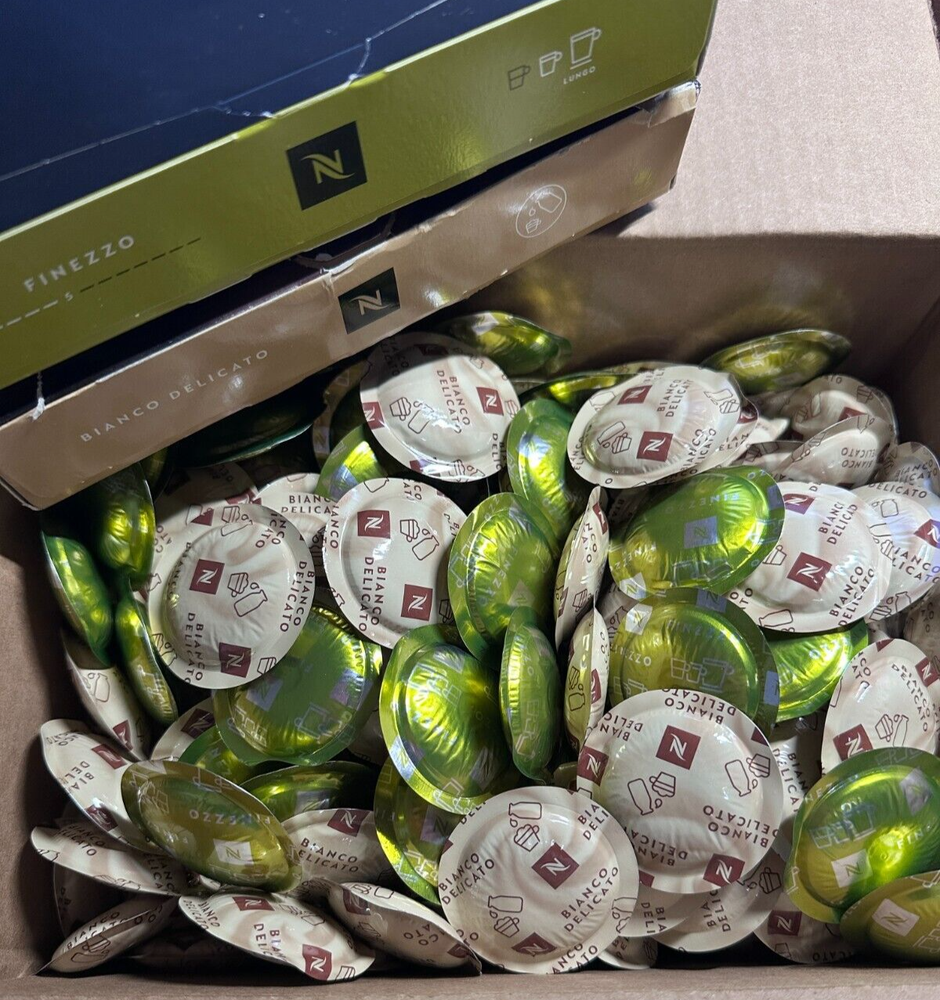 Nespresso FINEZZO 200 & 100 Bianco Delicato TOTAL 300 Pro Capsules BULK/LOOSE